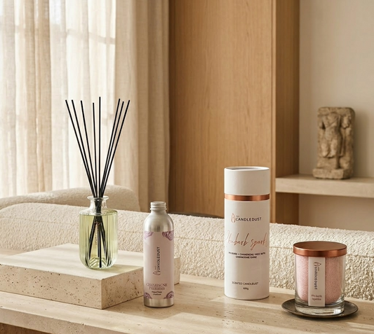 Ritual de aroma continuo — Champán y ruibarbo
