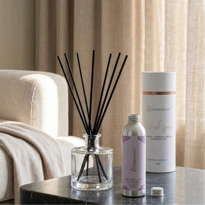 Ritual de aroma continuo — Champán y ruibarbo